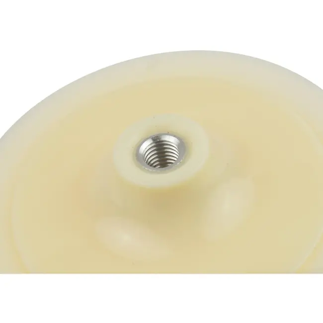 GEKO Polijstschijf - Hard - M14 schroefdraad - 150 mm - Wit