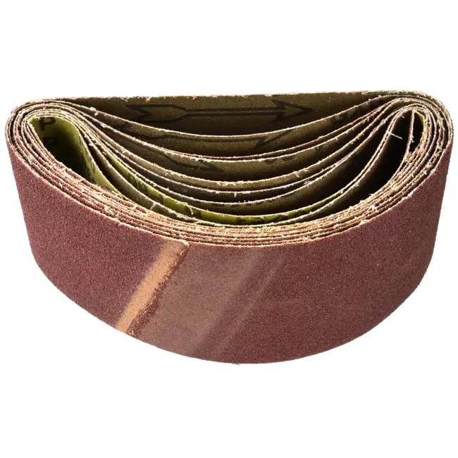 GEKO Schuurbanden - Aluminiumoxide - Korrel 40 - 75x457 mm - Voor hout en metaal - 10 stuks