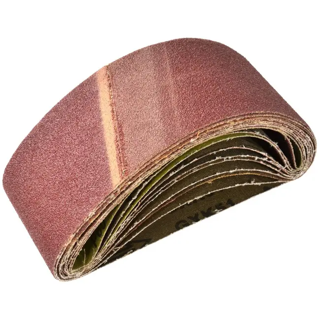 GEKO Schuurbanden aluminiumoxide - 75x457 mm - korrel 100 - veelzijdig gebruik - 10 stuks