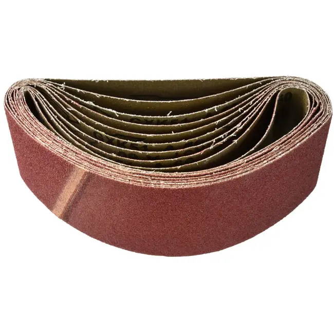 GEKO Schuurbanden - Aluminiumoxide - 75x533 mm - Korrel 40 - Voor hout en metaal - 10 stuks