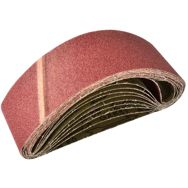 GEKO Schuurbanden aluminiumoxide - 75x533 mm - korrel 60 - veelzijdig gebruik - 10 stuks