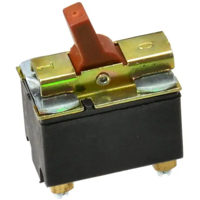 GEKO Twee-standen schakelaar - 5A - 4 elektrische aansluitingen - 31x20x44 mm