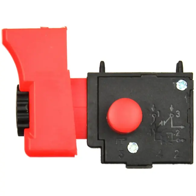 GEKO Schakelaar met snelheidsregeling en vergrendeling - 60 mm - 2 twist connectors