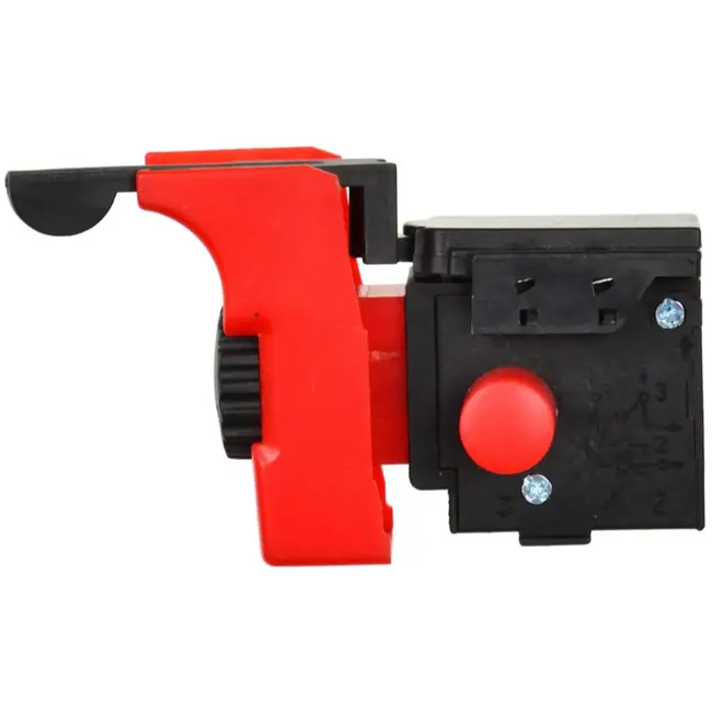 GEKO Schakelaar voor tweesnelhedenboor - snelheidsregeling - omkeerfunctie - vergrendelbaar