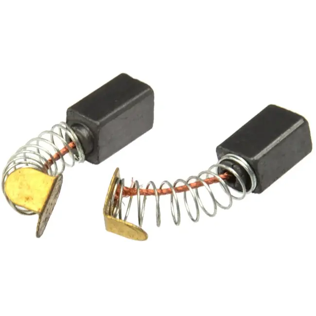 GEKO Koolborstels voor slijpmachine - 6,5 x 7 x 12 mm - 10 sets van 2 stuks