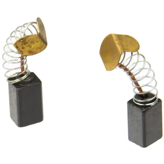 GEKO Koolborstels voor slijpmachine - 6,5 x 7 x 12 mm - 10 sets van 2 stuks