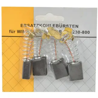 GEKO Koolborstels voor slijpmachine - Set van 4 - 8x14x17 mm