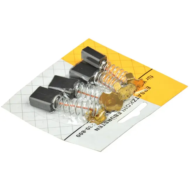 GEKO Koolborstels voor slijpmachine - Set van 4 - 8x14x17 mm