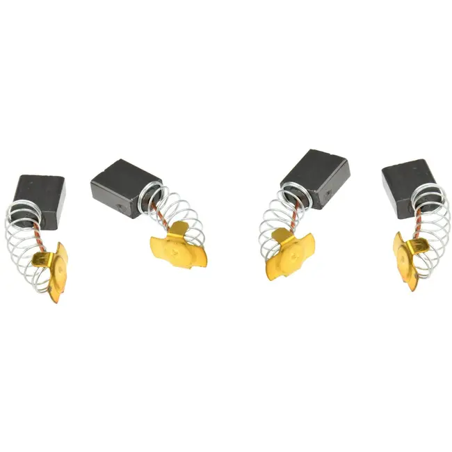 GEKO Koolborstels voor slijpmachine - Set van 4 - 8x14x17 mm