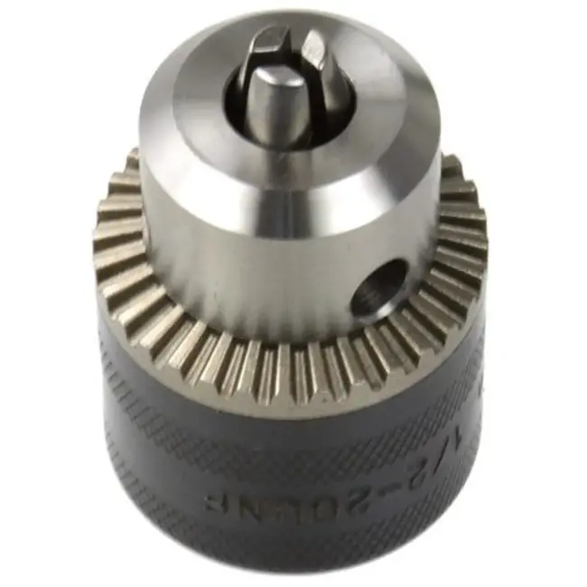 GEKO Boorkop - Geschikt voor kleine ratelboren - Inclusief sleutel - 1,5-10 mm - Bevestigingsdraad 1/2"