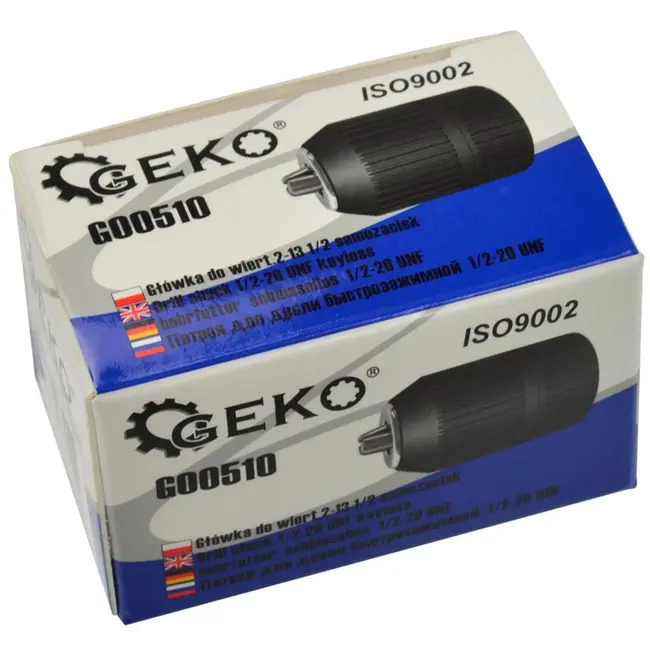 GEKO Snelspan boorkop - 1,5-13 mm - B12 aansluiting