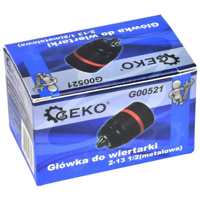 GEKO Boorkop - Metaal - Klikstop - Antislip - 2-13 mm