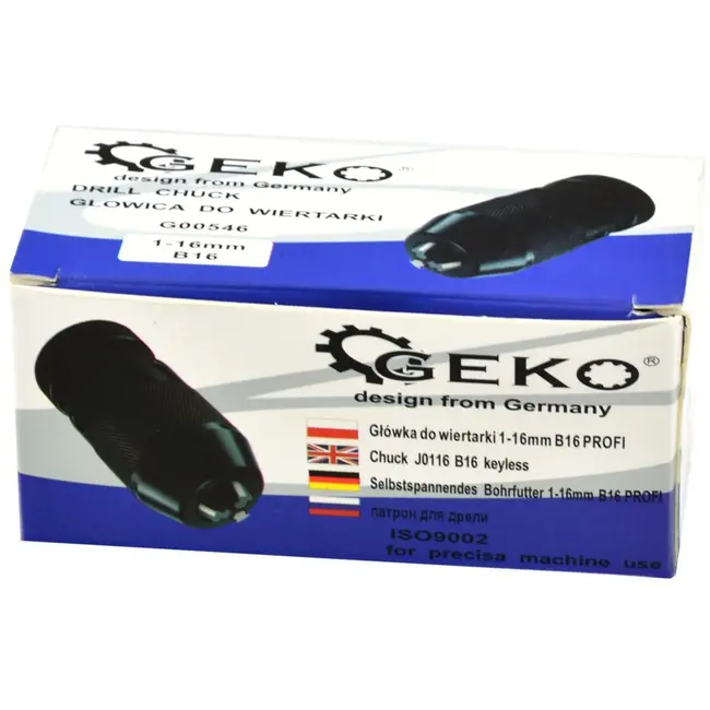 GEKO Boorkop - Snelspan - Gehard Staal - 1-16 mm - B16 Cone