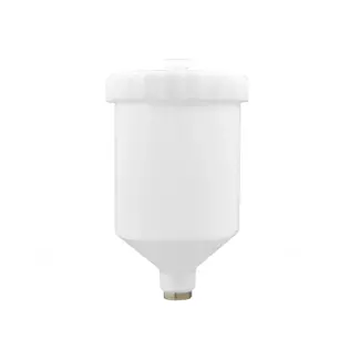 GEKO Plastic cup voor verfspuit - 600 ml - interne schroefdraad M16x1.5
