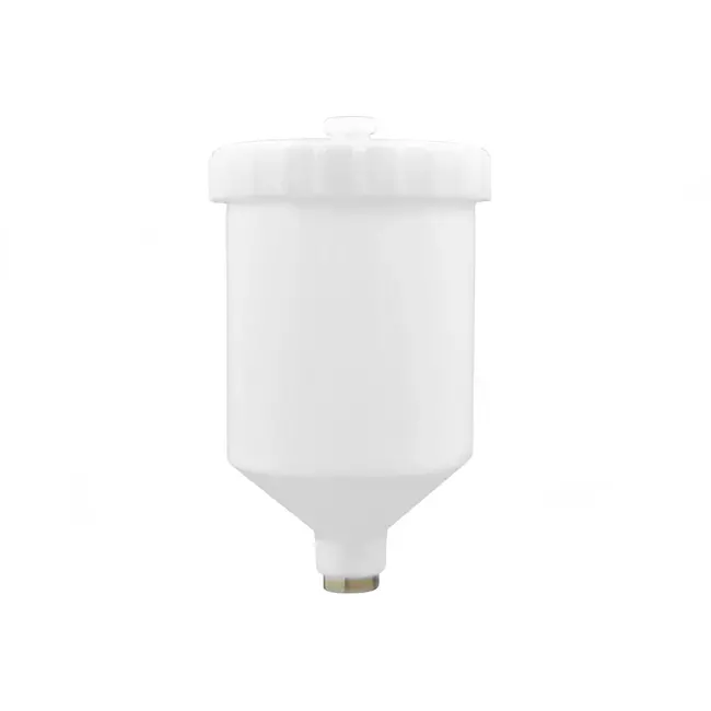 GEKO Plastic cup voor verfspuit - 600 ml - interne schroefdraad M16x1.5