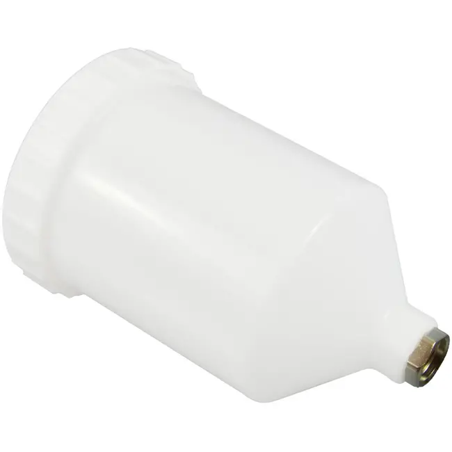 GEKO Plastic cup voor verfspuit - 600 ml - interne schroefdraad M16x1.5