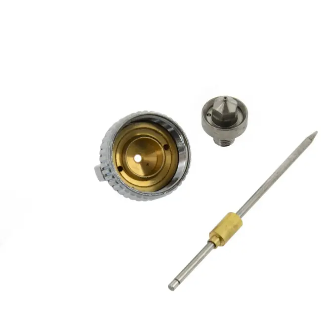 GEKO Vervangingsset spuitpistool - 1,0 mm nozzle, naald en luchtkap