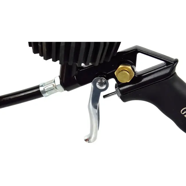 GEKO Pistoolgreep bandenvulpistool - Schokbestendige manometer - 0-12 bar - 370 mm slang