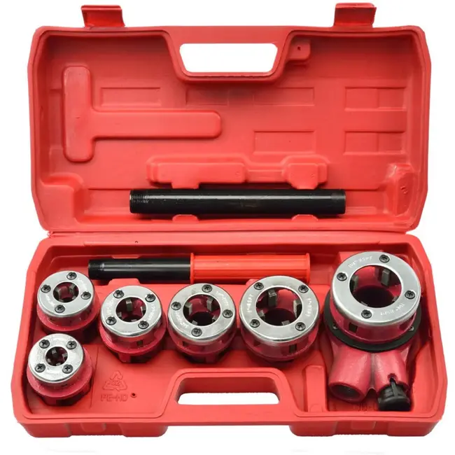 GEKO Ratelsnijset - 6-delig - Voor pijpen 6-32 mm - Gietijzer - Inclusief kunststof koffer