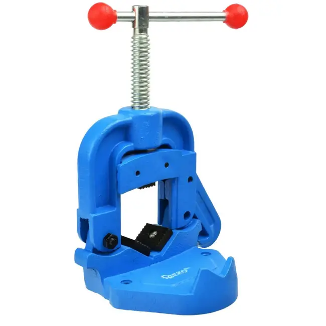 GEKO Pijpklem met scharnierende bovenkant - gietijzer - krachtige grip - capaciteit tot 50 mm