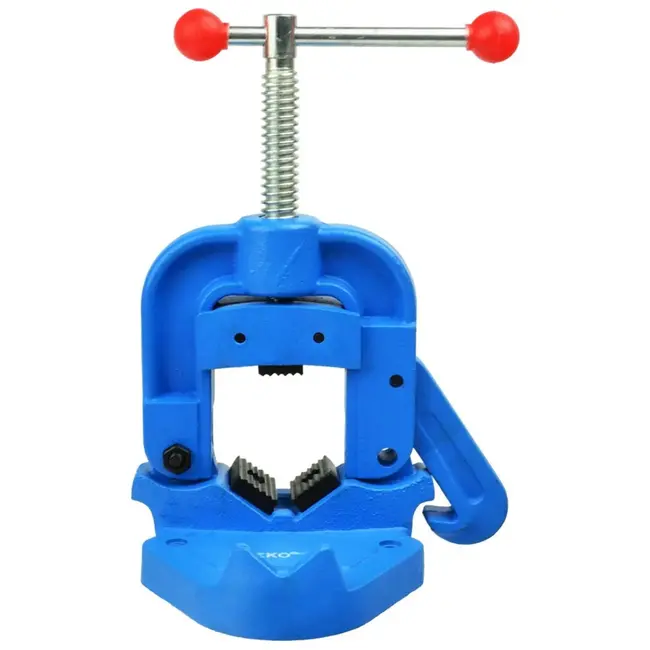 GEKO Pijpklem met scharnierende bovenkant - gietijzer - krachtige grip - capaciteit tot 50 mm