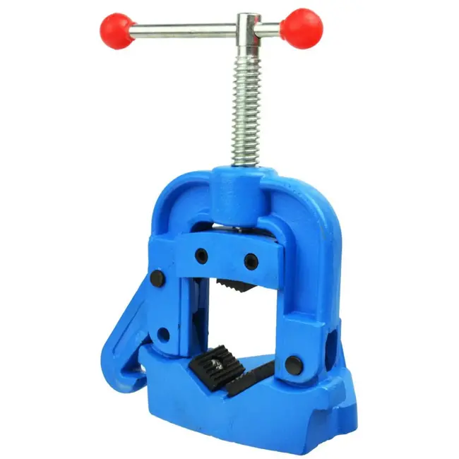 GEKO Pijpklem met scharnierende bovenkant - gietijzer - krachtige grip - capaciteit tot 50 mm