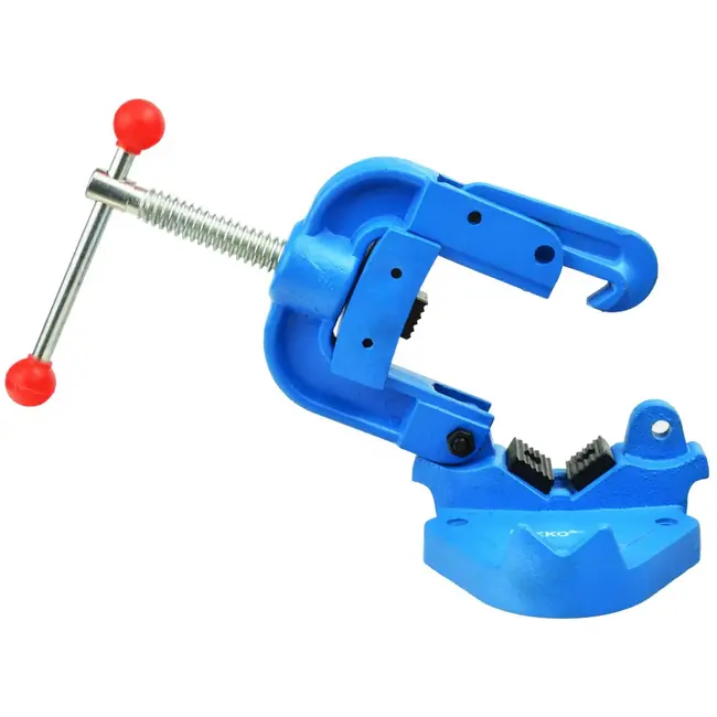 GEKO Pijpklem met scharnierende bovenkant - gietijzer - krachtige grip - capaciteit tot 50 mm