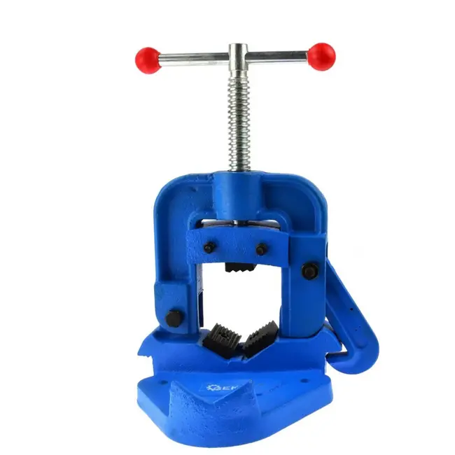 GEKO Pijpklem met scharnier - gietijzer - krachtige grip - 3 montagesleuven - voor pijpen tot 76 mm