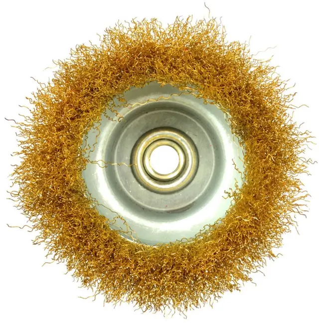 GEKO Koperen krulborstel - Flexibel & Duurzaam - 125 mm - M14 draad