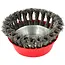GEKO Stalen gedraaide draadborstel - 125 mm - M14 draad - Voor agressieve reiniging