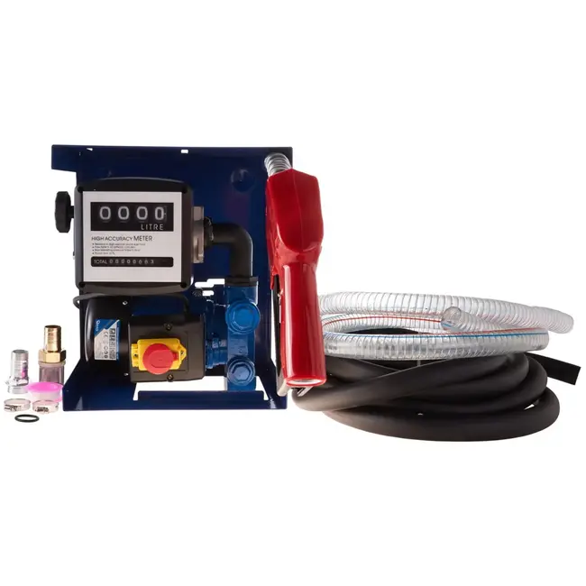 GEKO Elektrische zelfaanzuigende oliepomp - 950W - robuust gietijzer - 2400 l/u - 230V