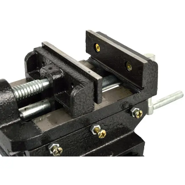 GEKO Kruisslede bankschroef - gietijzer - 100mm - veelzijdige klemfuncties