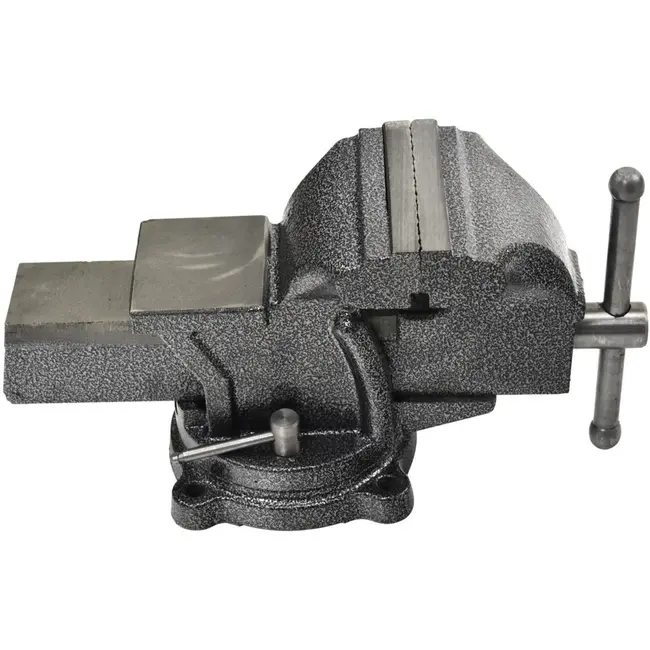 GEKO Werkbankbankschroef - 360° draaibaar - Gietijzer - 100 mm bekbreedte