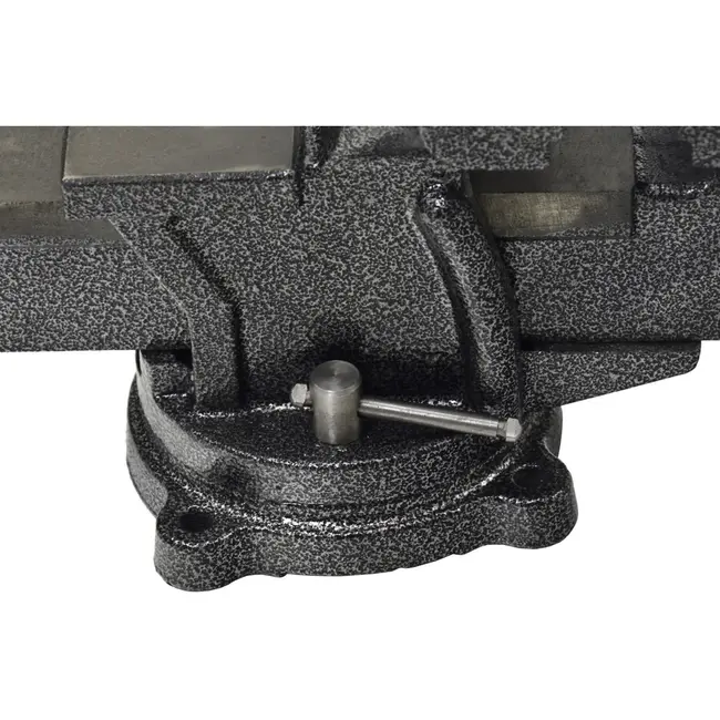 GEKO Werkbankbankschroef - 360° draaibaar - Gietijzer - 100 mm bekbreedte