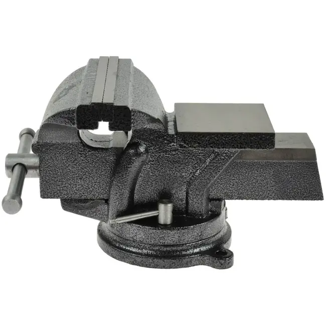 GEKO Werkbank bankschroef - 360° draaibaar - gietijzer - 150 mm bekbreedte