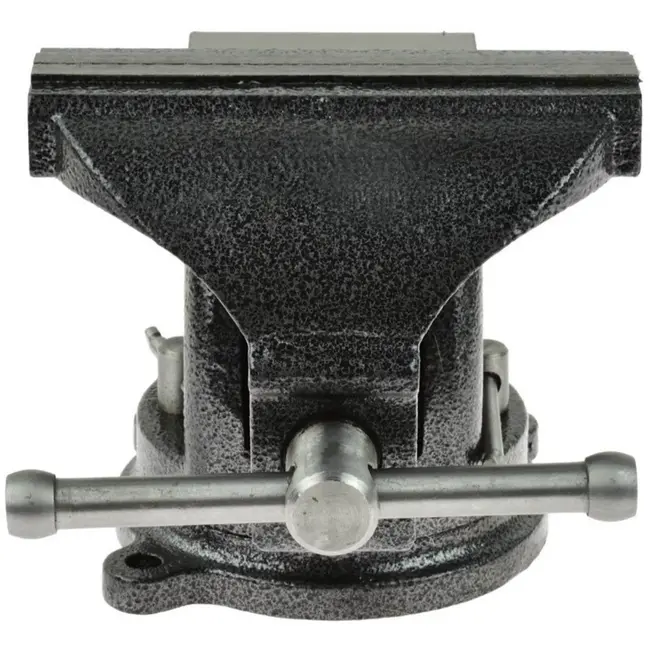 GEKO Werkbank bankschroef - 360° draaibaar - gietijzer - 150 mm bekbreedte