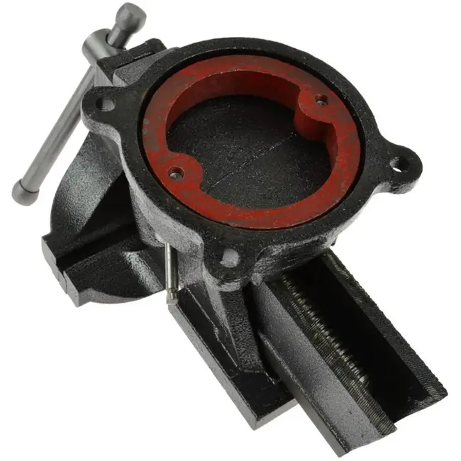 GEKO Werkbank bankschroef - 360° draaibaar - gietijzer - 150 mm bekbreedte