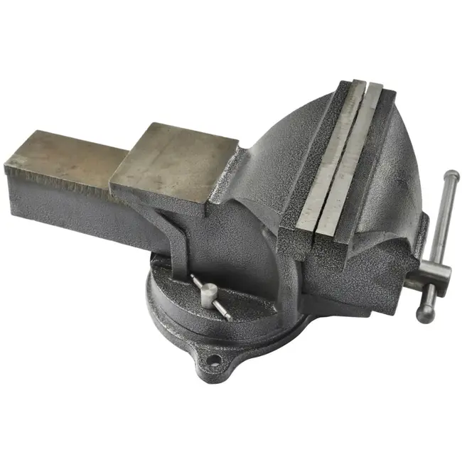 GEKO Werkbank bankschroef - draaibare kop - gietijzer - 200 mm