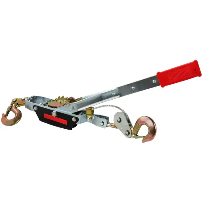 GEKO Dubbele tandwiel handtakel - 4000 kg capaciteit - 2,5 m kabel - roestbestendig staal