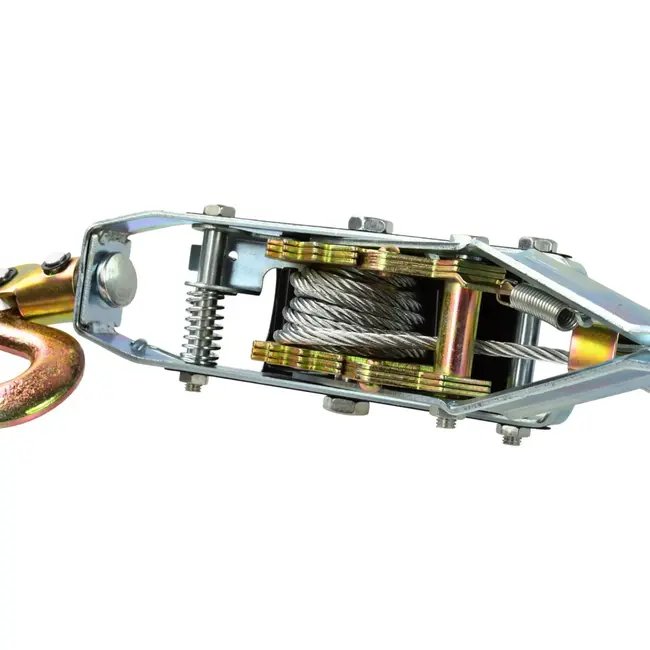 GEKO Dubbele tandwiel handtakel - 4000 kg capaciteit - 2,5 m kabel - roestbestendig staal