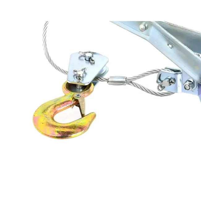 GEKO Handlier - Dubbele tandwieloverbrenging - 2000 kg capaciteit - 2,5 m kabel - Veiligheidsratel