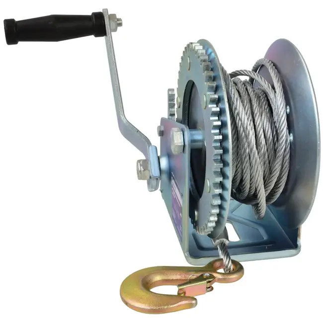 GEKO Handlier - 850 kg - 10 m staalkabel - Handrem - Verstelbare bevestiging