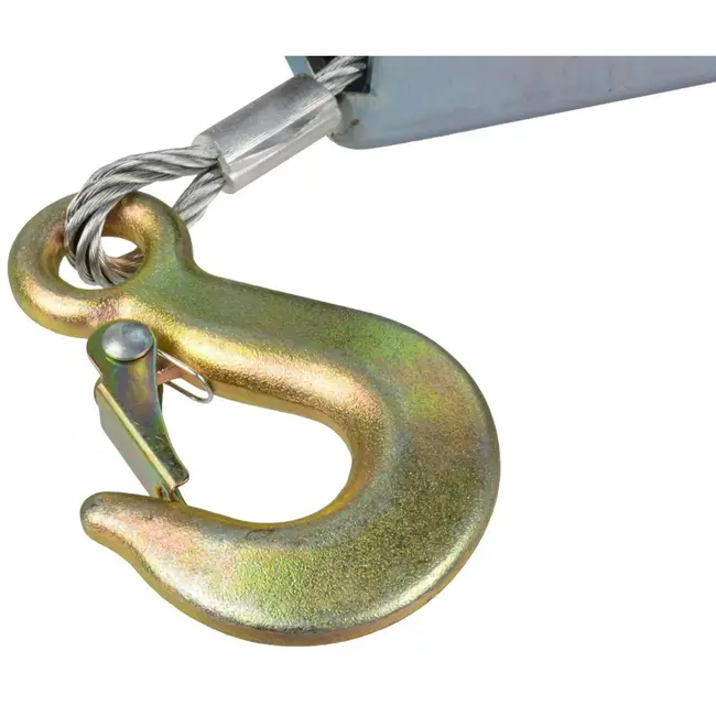 GEKO Handlier - 1150 kg - 10 m staalkabel - Dubbele versnelling - Handrem