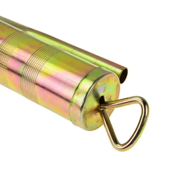 GEKO Vetsmeerpistool - Zink Geplateerd - 400 ml - Inclusief Slangen en Koppeling