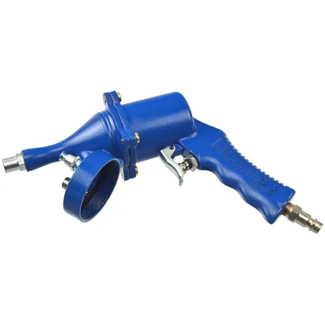 GEKO Vetsmeerpistool - 400 ml - Drievoudige vulling - Verchroomd - Luchtdruk 2-6 bar