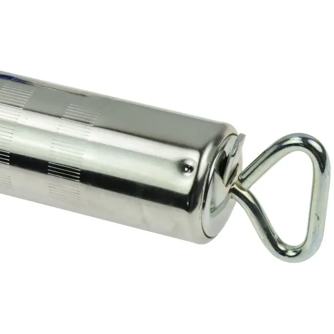 GEKO Vetsmeerpistool - 400 ml - Drievoudige vulling - Verchroomd - Luchtdruk 2-6 bar