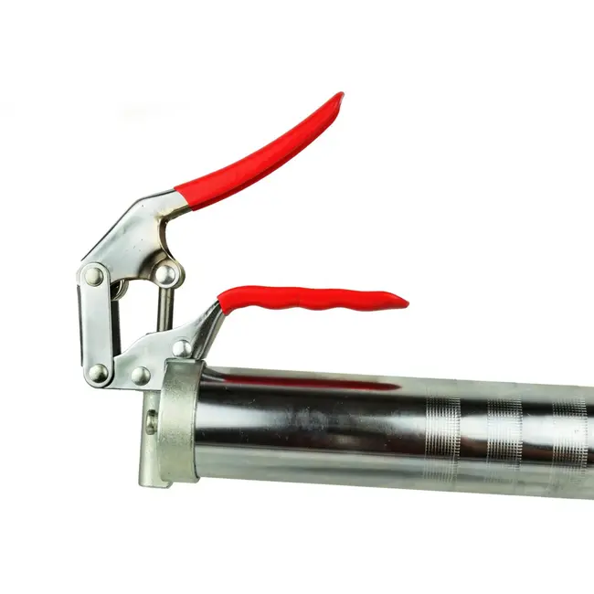 GEKO Vetspuit - Pistol- en hefboomgreep - 400 ml - Chroomafwerking