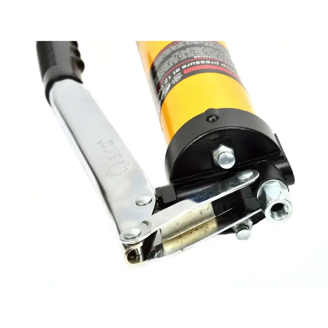 GEKO Vetspuit - 900 ml - Gele behuizing - Zware T-greep - Comfortabele rubberen handgreep