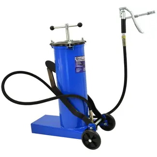 GEKO Voetbediende vetpomp - hoge druk - 6L capaciteit - 1,8m slang