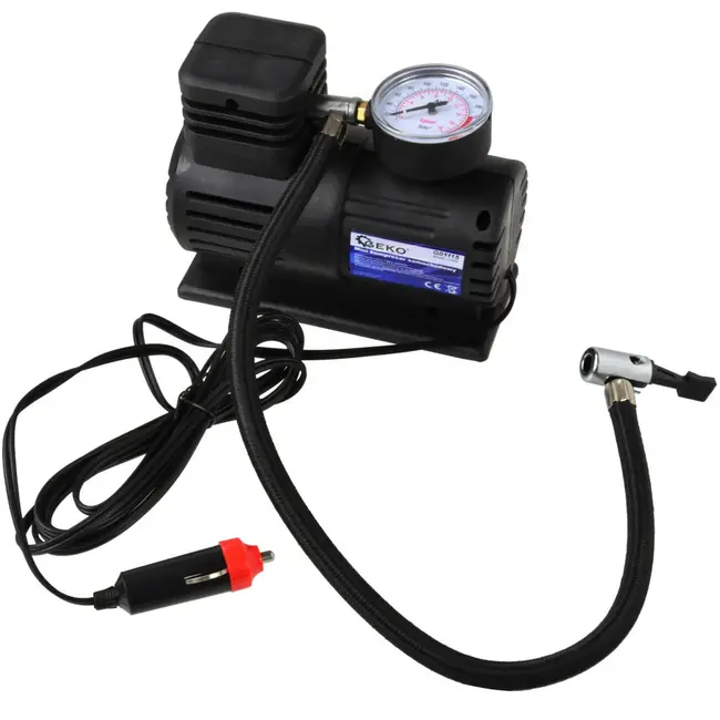 GEKO Mini luchtcompressor - 12V DC - 250 PSI - Compact en veelzijdig